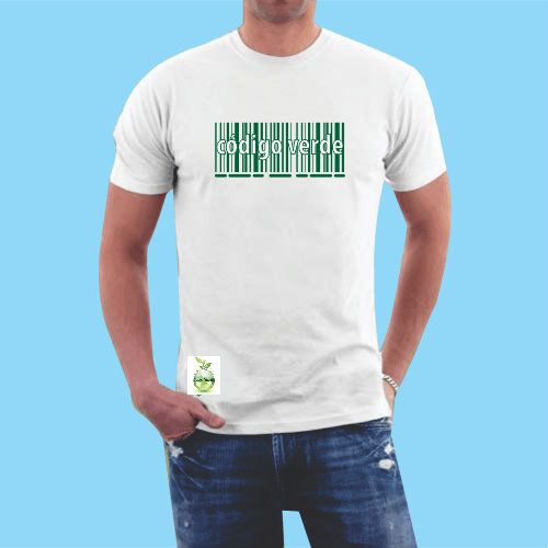 Camiseta Masculina Código verde